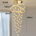 Axyaa LED Pendant Chandeliers for Living Room Staircase Indoor Lighting