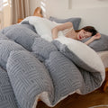Axyaa Queen Warmth Fleece Weighted Blanket for Winter