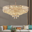 Axyaa Luxury Crystal Chandelier: Elegant Lighting for Living Room, Dining Room, Bedroom