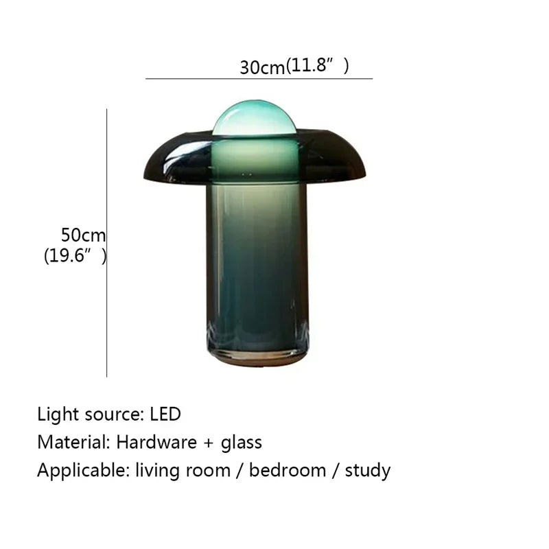Axyaa Nordic Modern Green LED Desk Lamp for Home Living Room