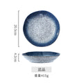 Axyaa Glazed Stone Pattern Deep Plate - High-Value Dining Tableware