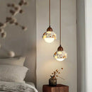 Axyaa Terrazzo Wood LED Pendant Light for stylish décor in any space.