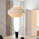 Axyaa Minimalist Fabric Pendant Chandelier for Modern Bedroom and Bar