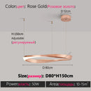 Axyaa Modern Ring Chandelier for Living Room, Bedroom, Study, Restaurant
