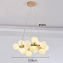 Axyaa LED Pendant Chandeliers for Modern Home Decor Lighting