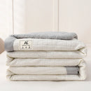 Axyaa Summer Quilt Solid Color Lightweight Single Bedding