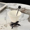 Axyaa Ceramic Dessert Cup Set, Exquisite Mug for Coffee, Ice Cream, Pudding