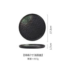Axyaa Ceramic Stone Pattern Steak Plate for Pasta, Pizza & Japanese Cuisine