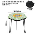 Axyaa Nordic Flower Tray: Handmade Round Foldable Storage Tray