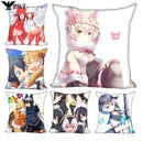 Kemono Friends Square Cushion Cover by Axyaa