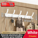 Axyaa Wall-Mounted One Row Hangers for Towels, Clothes, Hats, and More