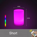 Axyaa RGB LED Cylinder Lamp - Rechargeable Colorful Desk Light