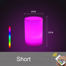 Axyaa RGB LED Cylinder Lamp - Rechargeable Colorful Desk Light