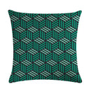 Axyaa Geometric Abstract Linen Pillowcase for Home Decor