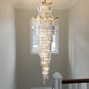 Axyaa Luxury Crystal Chandelier for Living Room, Stair, Loft, Villa Duplex