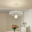 Axyaa Modern Luxury Ring Chandelier for Living Room, Bedroom, Study - Nordic Style LED Lighting