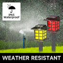 Axyaa RGB Solar Lights for Outdoor Home Yard Garden Waterproof Lighting