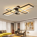 Axyaa Modern LED Chandelier: Nordic Aluminum Ceiling Light with Remote Control
