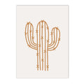 Axyaa Nursery Decor Wall Art Poster, Unicorn Cactus Canvas Print