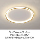 Axyaa Modern Gold/Black Ceiling Lamp for Home Indoor Lighting