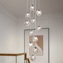 Axyaa Modern Stair Chandelier Pendant Light for Indoor Living Room Lighting
