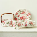 Axyaa Matte Ceramic Coffee Cup and Saucer Set with Fresh Design