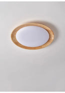 Axyaa Wood Grain LED Ceiling Light for Home Decor