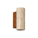 Axyaa Yellow Cave Stone Wall Lamp for Study Bedroom, Antique Style Solid Wood Hallway Lamp
