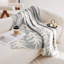 Axyaa Winter Christmas Tree Knitted Sofa Blanket Cozy Multifunctional Universal Blanket