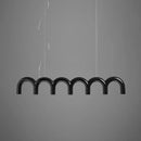 Axyaa LED U-Shaped Ceiling Chandelier for Modern Decor Lighting