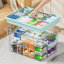 Axyaa Medicine Storage Box: Large-Capacity First Aid Kit in Various Colors