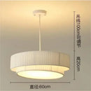 Axyaa Fabric Design Modern Art Chandelier for Bedroom & Living Room