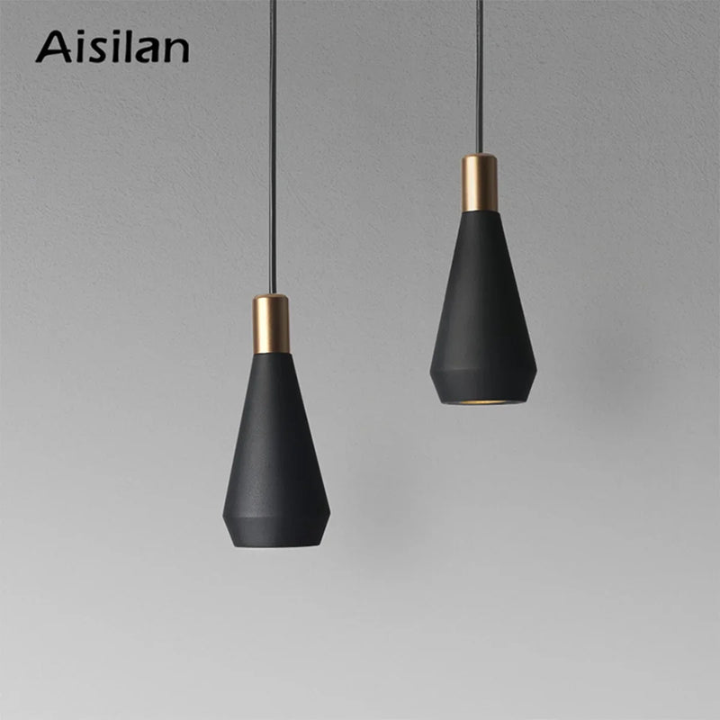 Axyaa Black Metal Luxury Pendant Lamp for Modern Home Decor