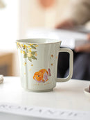 Axyaa Osmanthus Goldfish Song Lan Ceramic Coffee Teacup Office Water Bottle