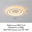 Axyaa LED Ceiling Chandelier for Bedroom Living Room Study Kitchen - Black and White