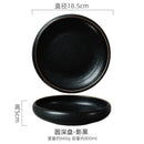 Axyaa Japanese Style Soup Salad Sashimi Plate Set Kitchen Tableware Pottery