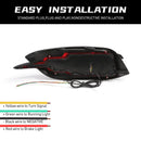 Axyaa LED Rear Bumper Reflector Light for Honda Civic 2016-2020 Dynamic Turn Signal