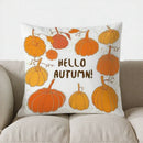Axyaa Autumn Pumpkin & Leaf Throw Pillow: Sofa Bedroom Car Cushion Cover