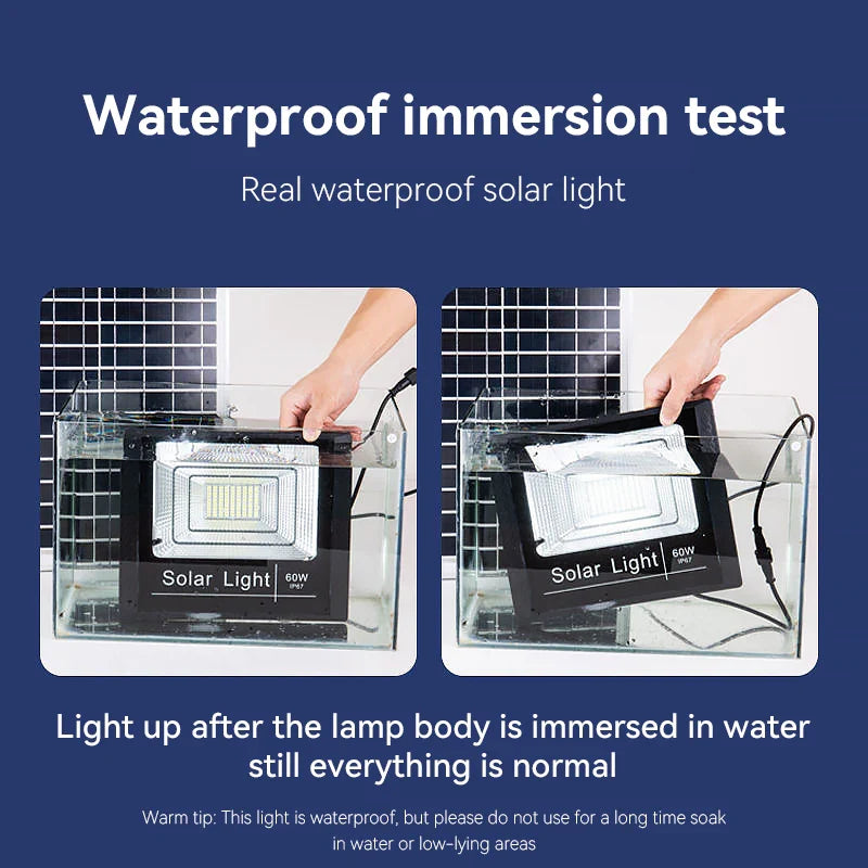 Axyaa Solar LED Floodlight: Waterproof Garden Spotlight with Solar Panel
