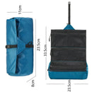Axyaa Portable Men's Toiletry Bag: Foldable, Compact, Ideal for Travel, Camping, Business