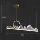 Axyaa Modern Chandelier Pendant Light for Dining Room Living Room Lighting