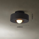 Axyaa Nordic Minimalist Ceiling Light for Corridor Cloakroom Balcony with LED Lamp