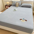 Axyaa Cute Pet Series Single-Piece Mattress - Cartoon Wind Towel Embroidered Padded
