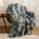 Axyaa Plush Faux Fur Blanket Double-Sided Cozy Warmth for Winter Bedding