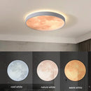 Axyaa Moon LED Ceiling Lamp: Modern Bedroom Light, Indoor Lighting Fixture