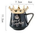 Axyaa Ceramic Couple Coffee Cup Set with Lid