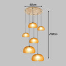 Axyaa Modern Stair Chandelier Pendant Lights Ceiling Lamp LED Chandeliers
