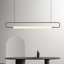 Axyaa Nordic Modern LED Pendant Light Iron Black Gold Chandelier Kitchen Island Bar Fixture