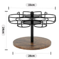 Axyaa 40 oz Tumbler Rotating Storage Rack with 6 Slots for Kitchen Cabinet