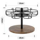 Axyaa 40 oz Tumbler Rotating Storage Rack for Stanley Cups - 6 Slot Organizer